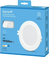 DOWNLIGHT CIRC Ã220 18W 1950LM 6500K BL