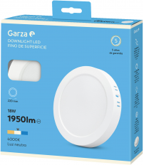 DOWNLIGHT CIRCSU Ã220 18W 1950LM4000K BL