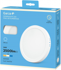 DOWNLIGHT CIRCSU Ã295 24W 2500LM4000K BL