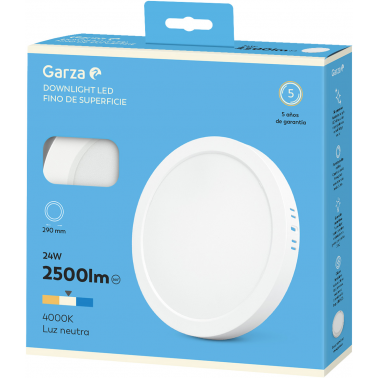 DOWNLIGHT CIRCSU Ã295 24W 2500LM4000K BL