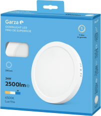 DOWNLIGHT CIRCSU Ã295 24W 2500LM6500K BL