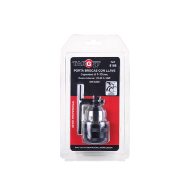 PORTABR.CON LLAVE 1/2-20/1-3 PB5166 BL