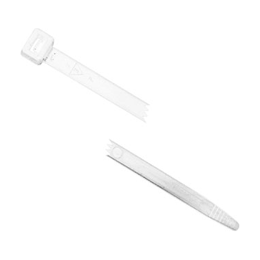 BRIDA NYLON BLANCA 3.6X140 BOLSA 100