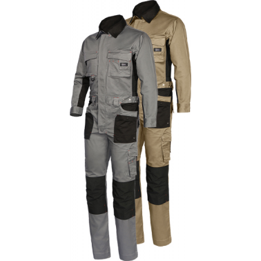BUZO STRETCH GRIS/NEGRO 8770C T-XL