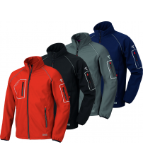 CAZADORA SOFTSHELL JUST ROJO 4515NB T-M
