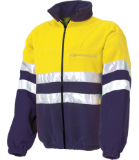 FORRO POLAR 4061 A.V.T-XL AZUL/AMARILLO