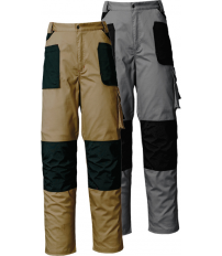 PANTALON STRETCH BEIGE/NEGRO 8730C T-XXL