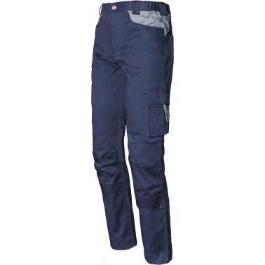 PANTALON STRETCH AZUL/GRIS 8731B T-XXL