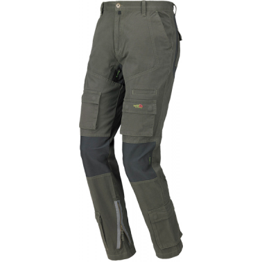 PANTALON STRETCH VERDE/NEGRO 8738D T-XXL