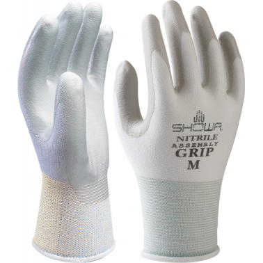GUANTE NITRILO SHOWA SH370 T-09 BCO