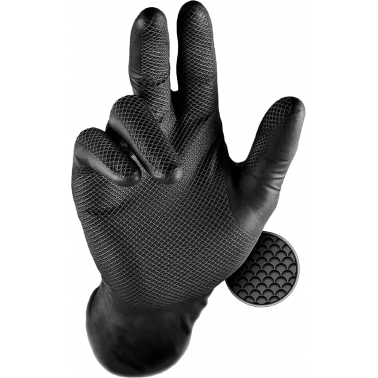 GUANTE GRIPPAZ 246BK T-10/XL DES.NGR C50