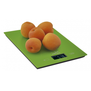 729V BASCULA DE COCINA VERDE CRISTAL TEMPERIT JATA