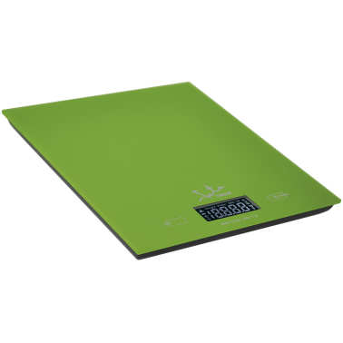 729V BASCULA DE COCINA VERDE CRISTAL TEMPERIT JATA