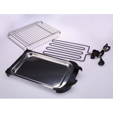 BQ101 BARBACOA ELECTRICA INOX 2400W 42x26x7cm JATA