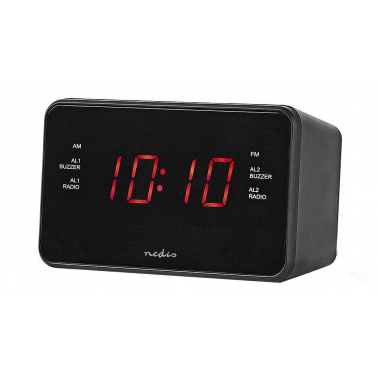 CLAR002BK RADIO DESPERTADOR RELOJ DIGITAL NEDIS