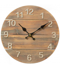 CLWA002WD30 RELOJ DE PARED CIRCULAR ø30cm MADERA