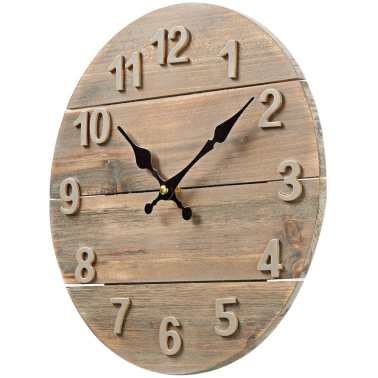 CLWA002WD30 RELOJ DE PARED CIRCULAR ø30cm MADERA