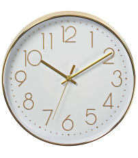 CLWA015PC30GD RELOJ DE PARED CIRCULAR ø30cm DORADO
