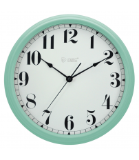 405005003 RELOJ DE PARED CIRCULAR VINTAGE VERDE MINT GSC