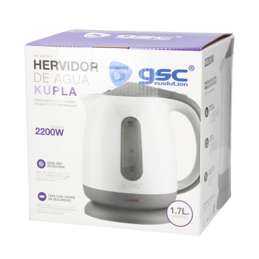 400010023 HERVIDOR DE AGUA KUPLA 1,7L 2200W GSC