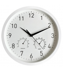 93.335 RELOJ DE PARED TEMPERATURA + HUMEDAD 31cm ELECTRO DH