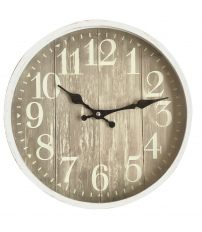 93.337 RELOJ DE PARED EFECTO MADERA 30cm ELECTRO DH