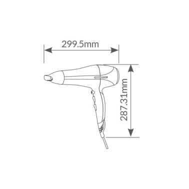 400070001 SECADOR TOURMALINE 2 VELOCIDADES 2200W GSC