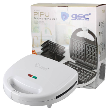 400065001 SANDWICHERA DOBLE PIPU 3 PLACAS GSC