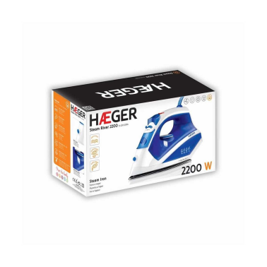 SI-220.009B PLANCHA DE VAPOR INOX 2200W STEAM RIVER HAEGER