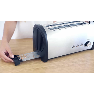 TO-14D.010A TOSTADORA 2 RANURAS LARGAS DESAYUNO PLUS HAEGER