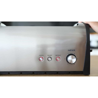 TO-14D.010A TOSTADORA 2 RANURAS LARGAS DESAYUNO PLUS HAEGER