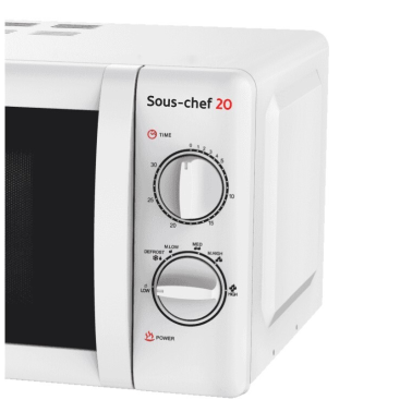 MW-70W.006A MICROONDAS BLANCO 20L 700W SOUS-CHEF HAEGER
