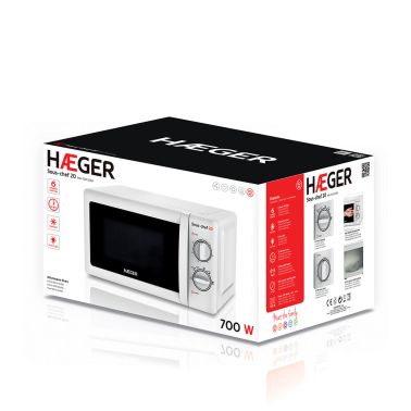 MW-70W.006A MICROONDAS BLANCO 20L 700W SOUS-CHEF HAEGER