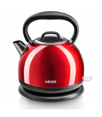 EK-22R.021A HERVIDOR ELECTRICO 1,7L 2200W BASE ROTATIVA RED CHERRY HAEGER