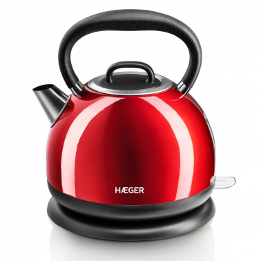 EK-22R.021A HERVIDOR ELECTRICO 1,7L 2200W BASE ROTATIVA RED CHERRY HAEGER