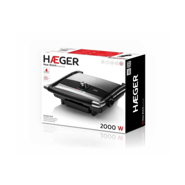GR-200.014A PARRILLA ELECTRICA 2000W 300x270mm NEW BISTRO HAEGER