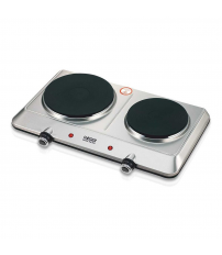 HP-02S.015A HORNILLO 2 PLACAS INOX 2250W DOUBLE TOP DISC HAEGER