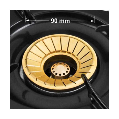 2-N5-H COCINA A GAS 2 FUEGOS SAFINE PLUS HAEGER