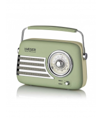 RB-GRE.001A RADIO BLUETOOTH VERDE RETRO HAEGER