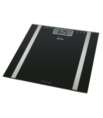 531 BASCULA DE BAÑO NEGRA CON ANALIZADOR 6 FUNCIONES JATA