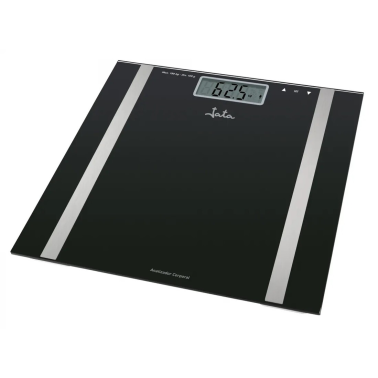 531 BASCULA DE BAÑO NEGRA CON ANALIZADOR 6 FUNCIONES JATA
