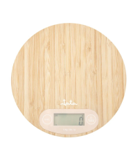 HBAL1110 BASCULA DE COCINA REDONDA BAMBU 5Kg JATA