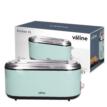 400075004 TOSTADOR SINDAE XL 2 RANURAS 1300W VERDE MINT VALINE