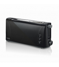 TO-100.007A TOSTADOR MULTIFUNCION RANURA EXTRA LARGA 1000W NEGRA DARKSUN HAEGER