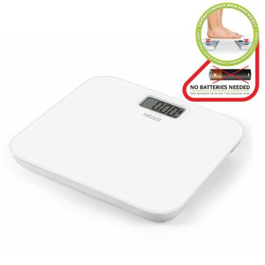 BS-DIG.015A BASCULA DE BAÑO DIGITAL KINETICA SIN PILAS HAEGER