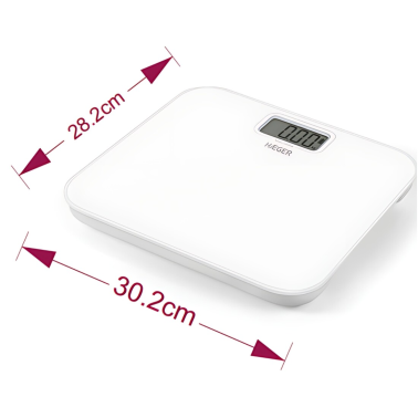 BS-DIG.015A BASCULA DE BAÑO DIGITAL KINETICA SIN PILAS HAEGER