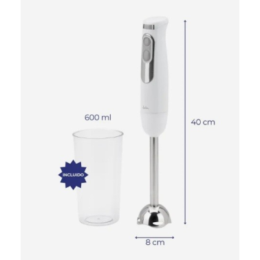 JEBT1818 BATIDORA DE MANO 2 VELOCIDADES C/VASO 700W JATA