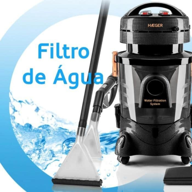 VC-12W.045A ASPIRADOR PROFESIONAL CON FILTRO AGUA 1200W AQUACLEAN PRO HAEGER