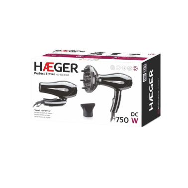 HD-750.010B SECADOR DE VIAJE PLEGABLE 750W PERFECT TRAVEL HAEGER