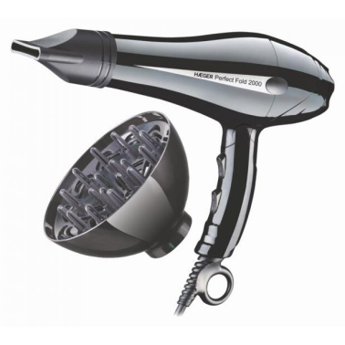 HD-200.012A SECADOR DE PELO PLEGABLE CON ACCESORIOS 2000W PERFECT FOLD HAEGER